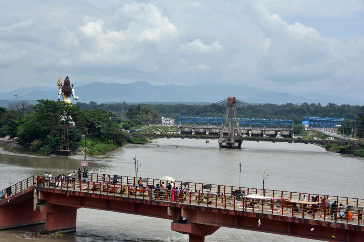 View from hotel Ganga Basin